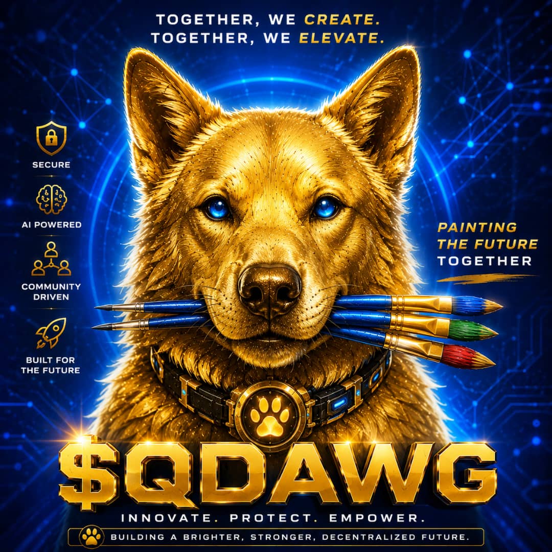 $QDAWG promotional artwork — Together, We Create. Together, We Elevate.